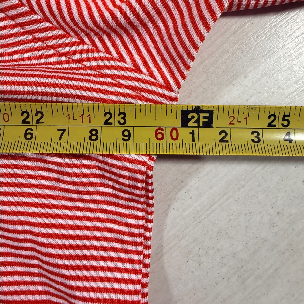 NWT Izod Golf Short Sleeve Polo Men's Red Striped Golf Size Large - Picture 12 of 14